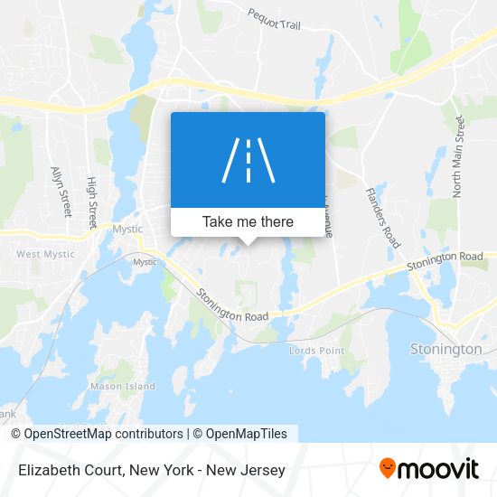 Mapa de Elizabeth Court