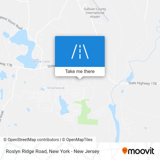 Mapa de Roslyn Ridge Road