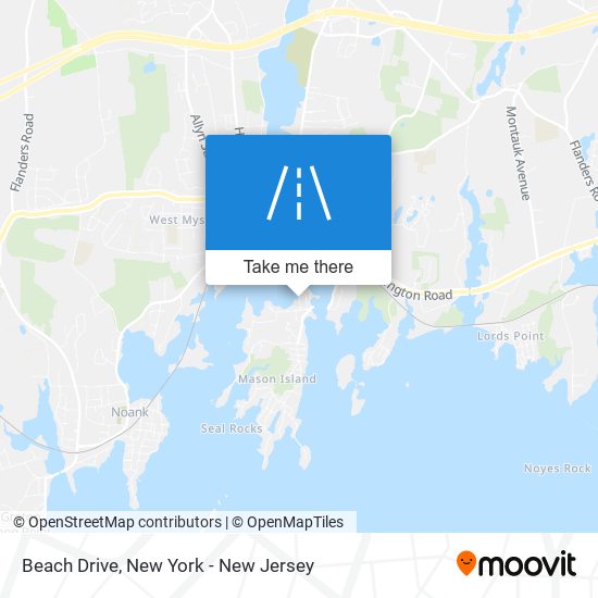 Beach Drive map