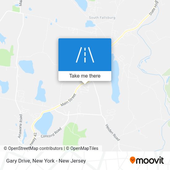 Gary Drive map