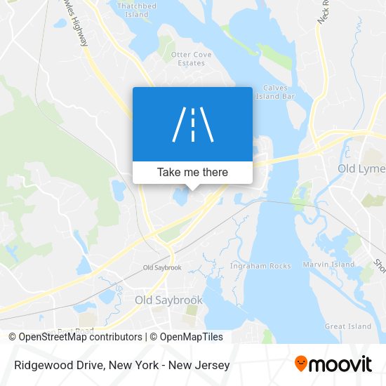 Mapa de Ridgewood Drive