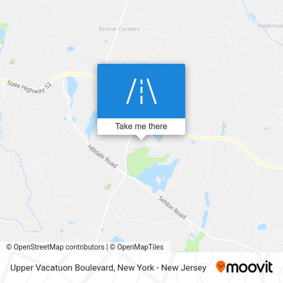 Mapa de Upper Vacatuon Boulevard