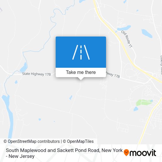 Mapa de South Maplewood and Sackett Pond Road