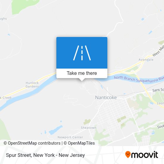 Mapa de Spur Street