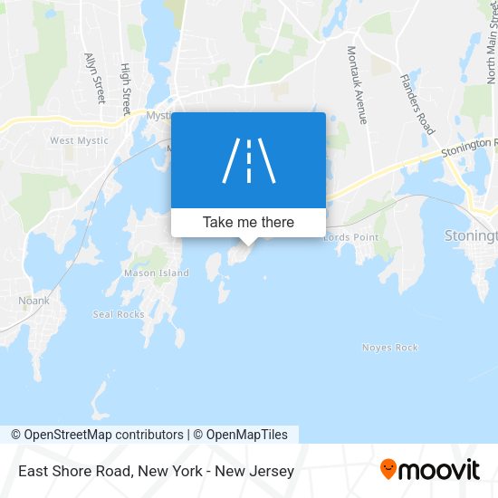 Mapa de East Shore Road