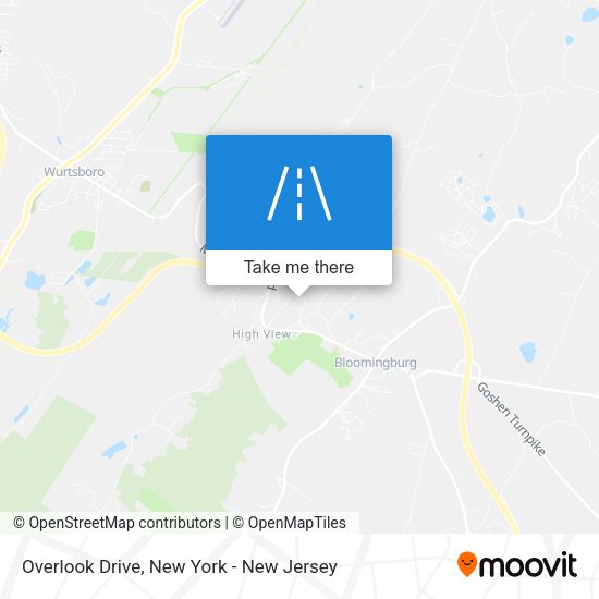 Mapa de Overlook Drive