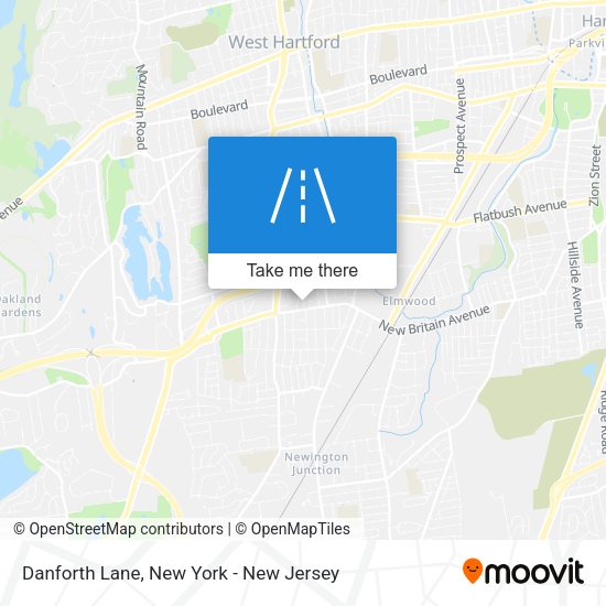 Mapa de Danforth Lane