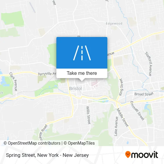 Spring Street map