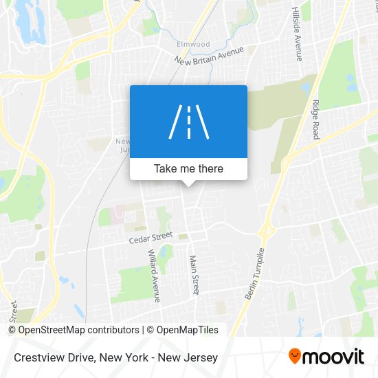 Mapa de Crestview Drive