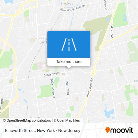 Mapa de Ellsworth Street