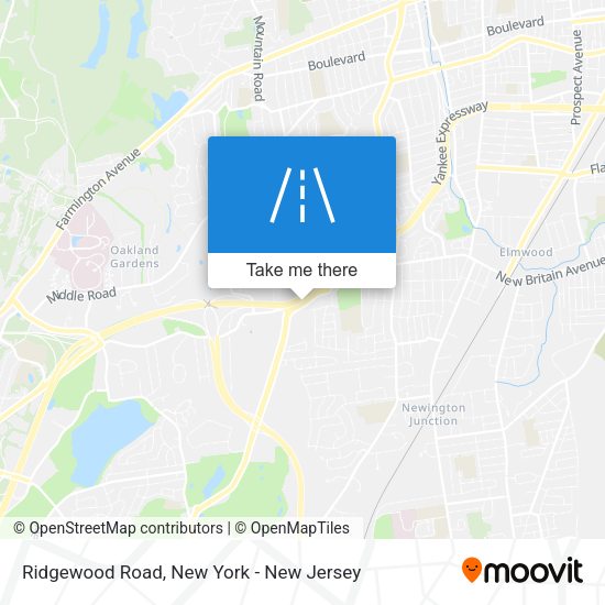 Mapa de Ridgewood Road