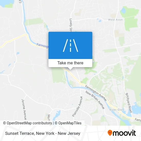 Sunset Terrace map