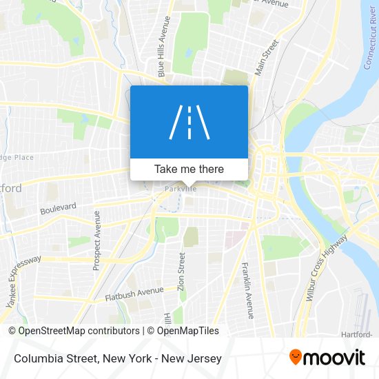 Mapa de Columbia Street