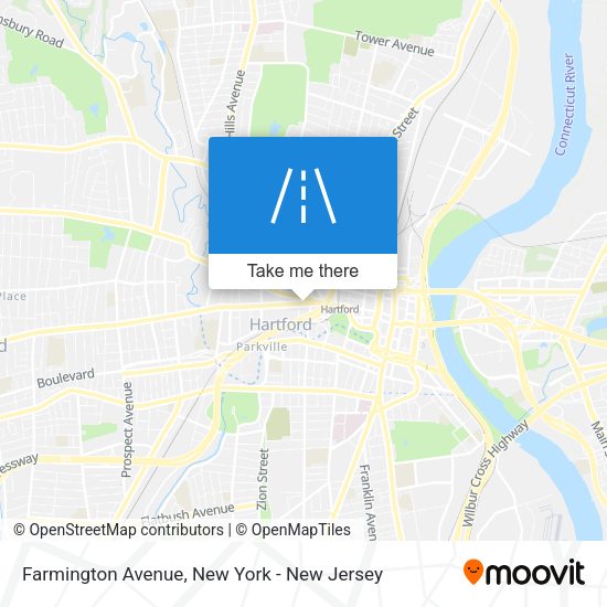 Mapa de Farmington Avenue