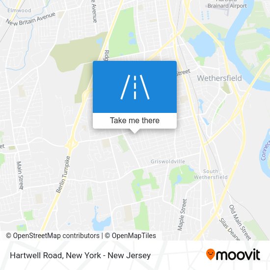 Mapa de Hartwell Road