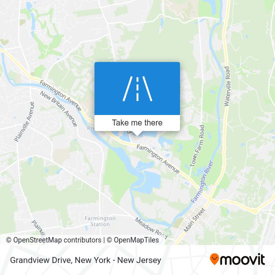 Mapa de Grandview Drive