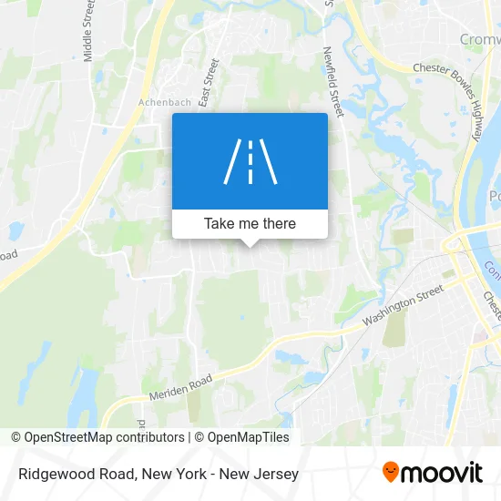 Ridgewood Road map