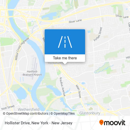 Hollister Drive map