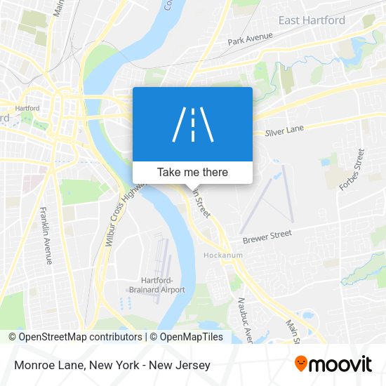 Mapa de Monroe Lane