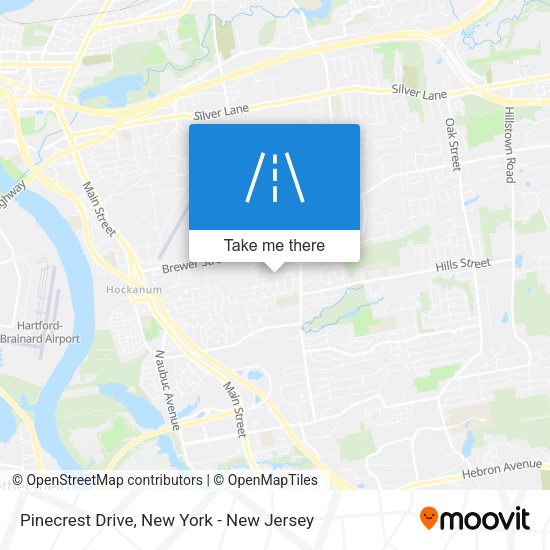 Mapa de Pinecrest Drive