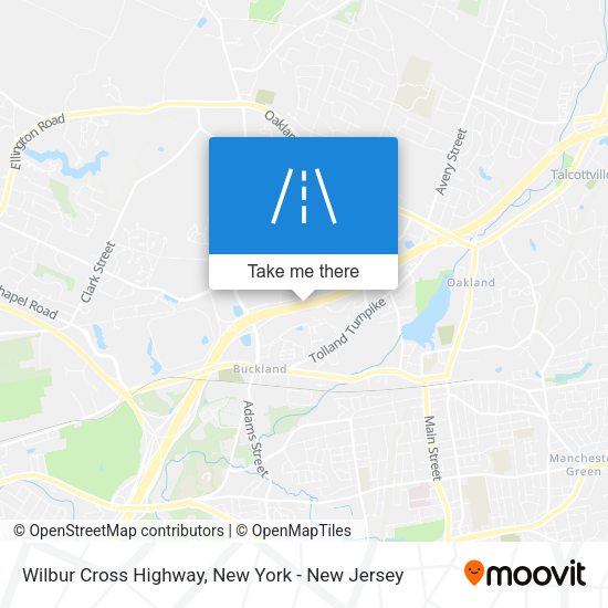 Mapa de Wilbur Cross Highway