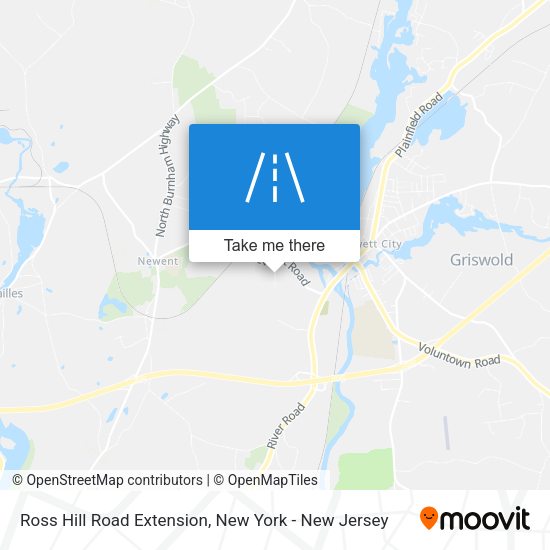 Ross Hill Road Extension map