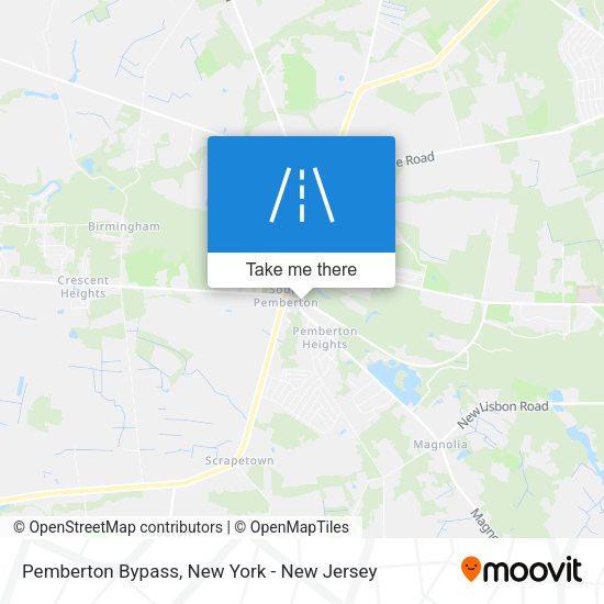 Mapa de Pemberton Bypass