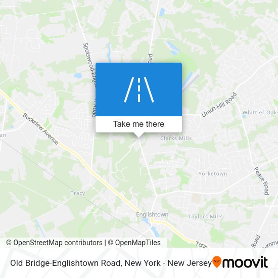 Mapa de Old Bridge-Englishtown Road