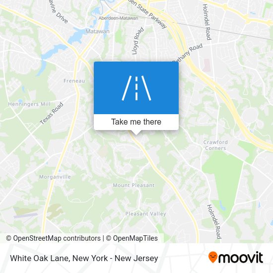 Mapa de White Oak Lane