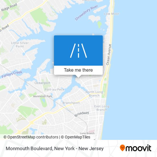 Monmouth Boulevard map