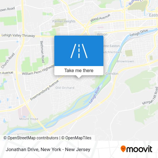 Mapa de Jonathan Drive