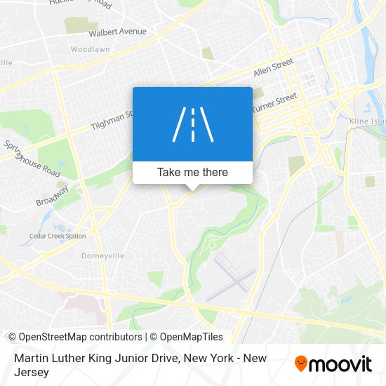 Martin Luther King Junior Drive map