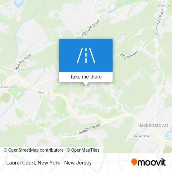 Laurel Court map