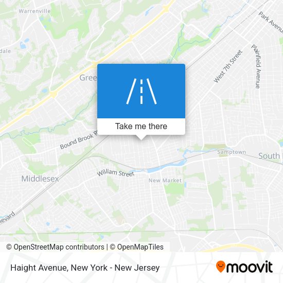 Mapa de Haight Avenue