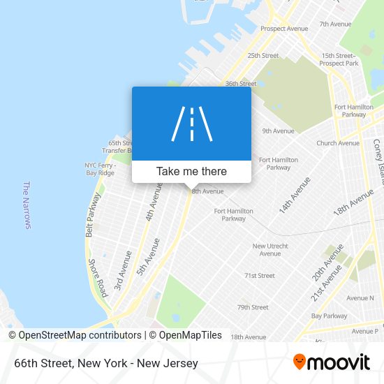 Mapa de 66th Street