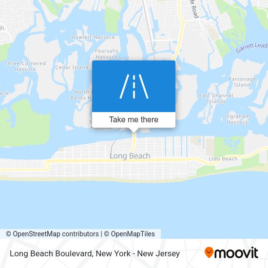 Mapa de Long Beach Boulevard