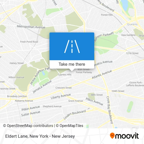 Eldert Lane map