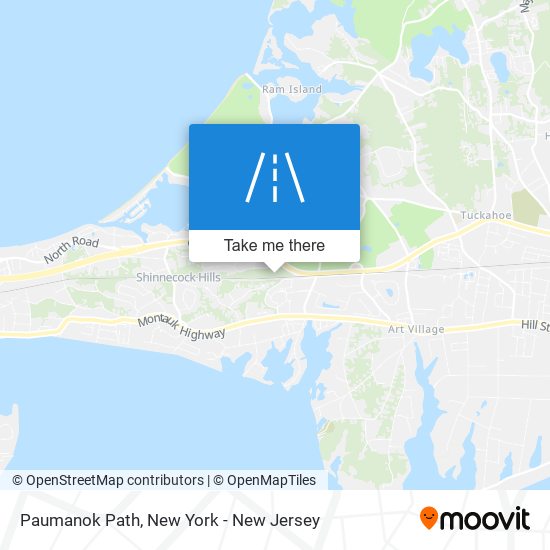 ¿Cómo llegar a Paumanok Path en Shinnecock Hills, Ny en Autobús o Tren?