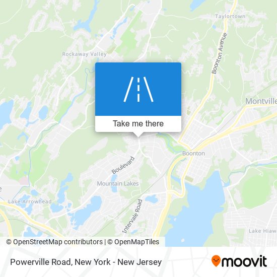 Powerville Road map