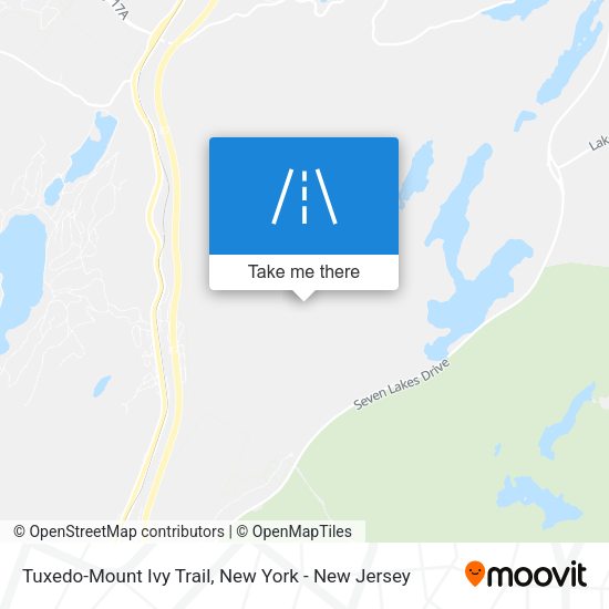 Mapa de Tuxedo-Mount Ivy Trail