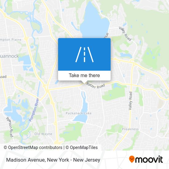 Mapa de Madison Avenue