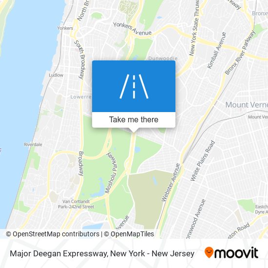 Major Deegan Expressway map