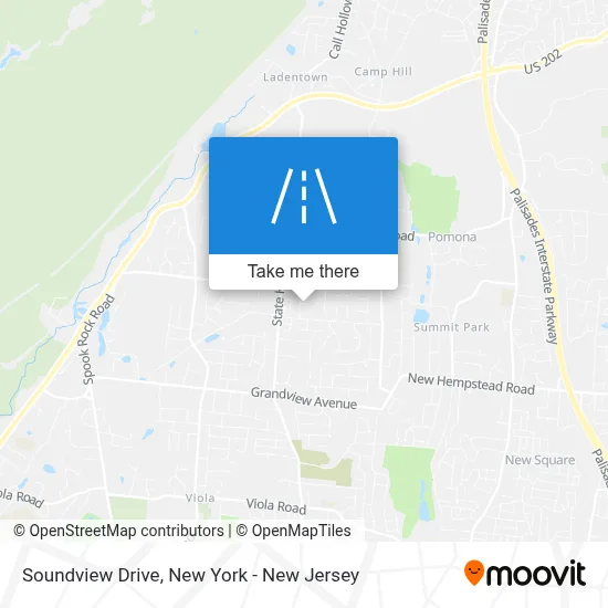 Soundview Drive map