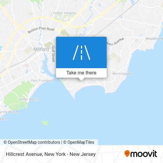 Mapa de Hillcrest Avenue