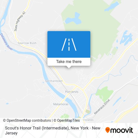 Mapa de Scout's Honor Trail (Intermediate)