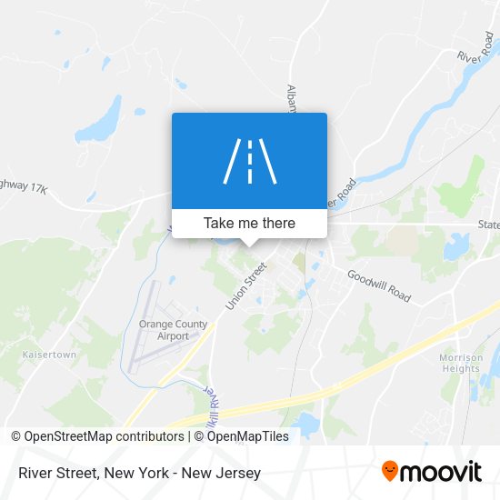 Mapa de River Street
