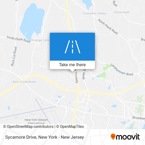 Mapa de Sycamore Drive