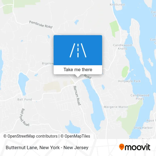Butternut Lane map