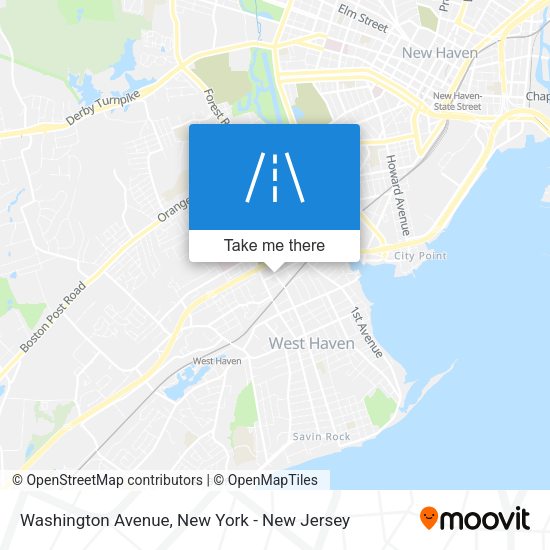 Mapa de Washington Avenue