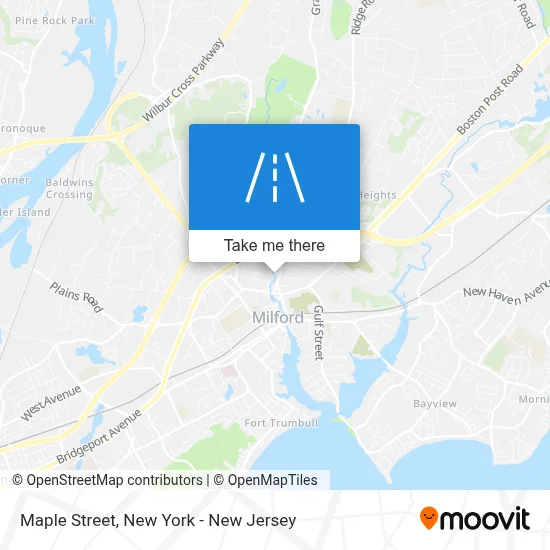 Maple Street map